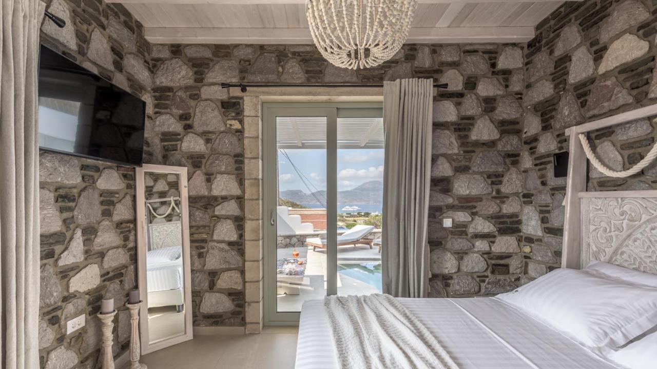 Hilltop Suites Milos Mytakas ภายนอก รูปภาพ
